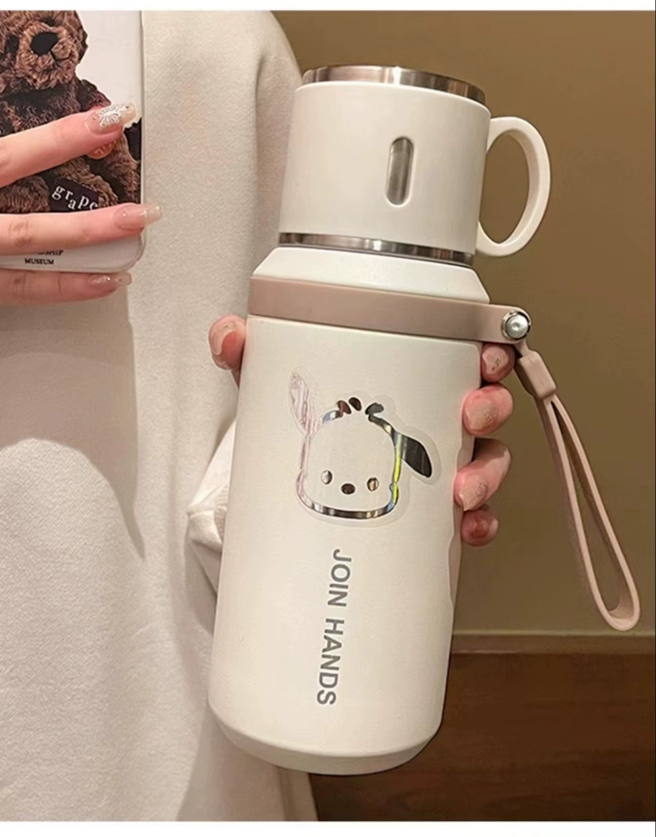 316 Stainless Steel Vacuum Cup for Girls 2024 New Arrival Good-looking with Lid Cup of Tea Water for Students to Go to School