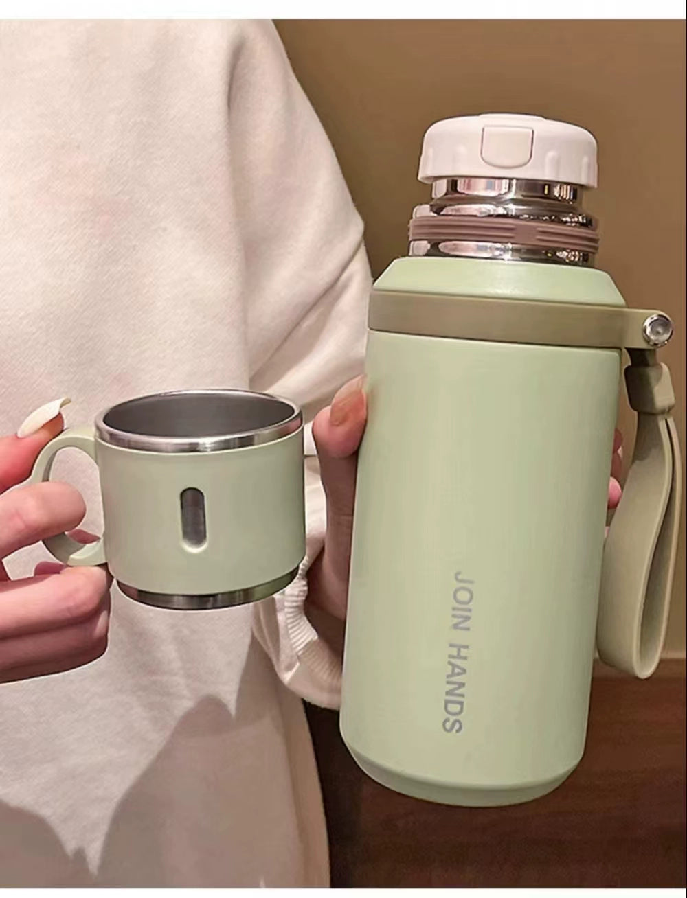316 Stainless Steel Vacuum Cup for Girls 2024 New Arrival Good-looking with Lid Cup of Tea Water for Students to Go to School