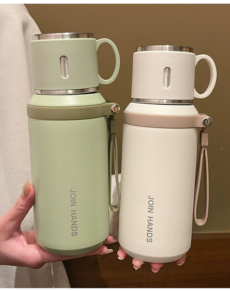 316 Stainless Steel Vacuum Cup for Girls 2024 New Arrival Good-looking with Lid Cup of Tea Water for Students to Go to School