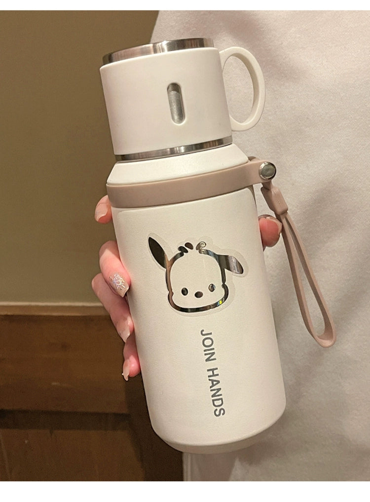 316 Stainless Steel Vacuum Cup for Girls 2024 New Arrival Good-looking with Lid Cup of Tea Water for Students to Go to School