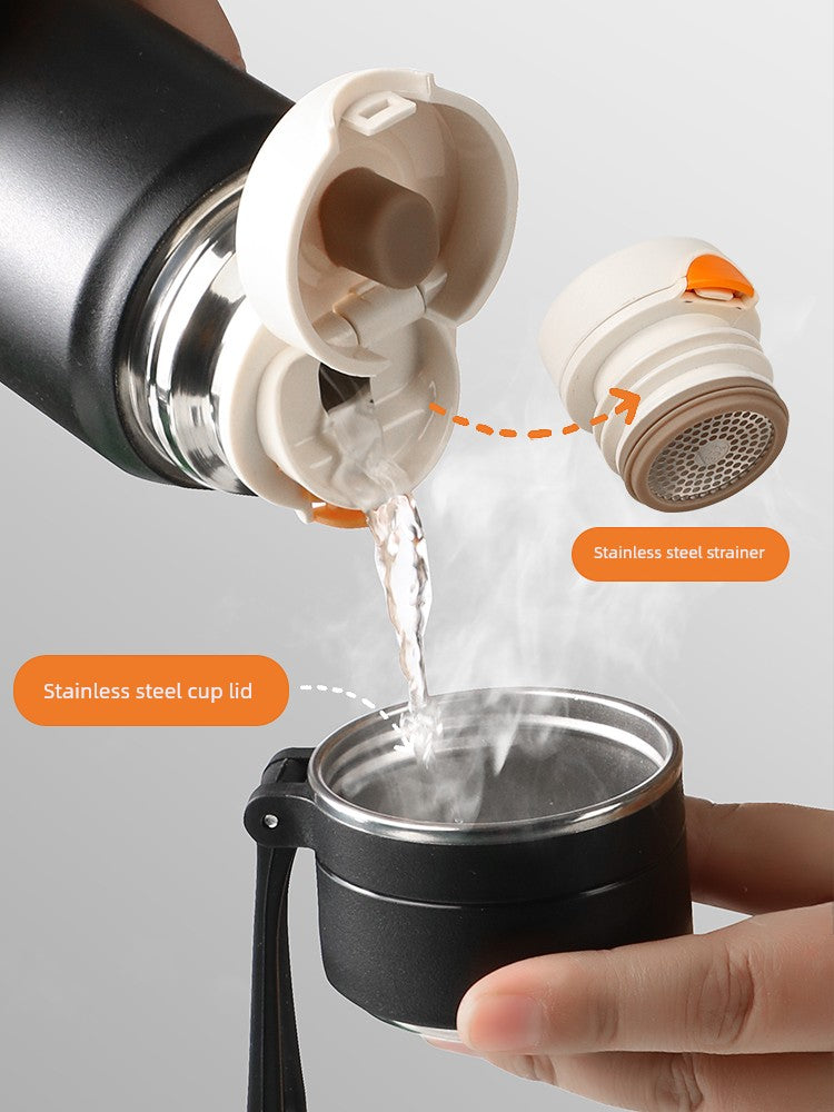 Vacuum Cup Large Capacity Water Cup Female 316 Stainless Steel Kids Student Only Good-looking 2024 New Arrival Cup Male
