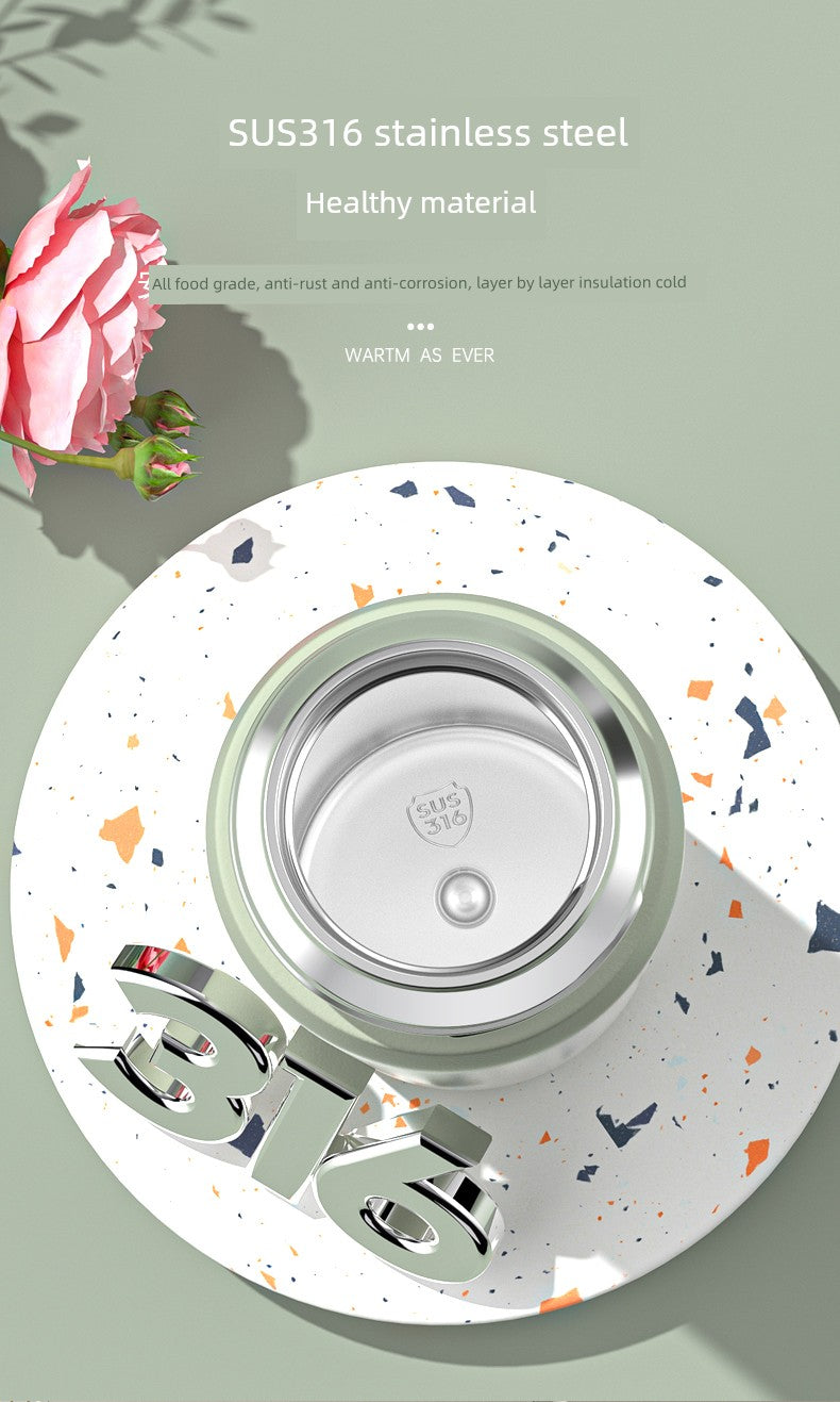 Vacuum Cup Large Capacity Water Cup Female 316 Stainless Steel Kids Student Only Good-looking 2024 New Arrival Cup Male