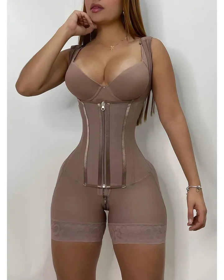 2024  Fajas Reductoras Y Modeladoras Mujer BBL Camisas Fajas Compression Elasticity High Waist Thigh Fajas for Women Corset