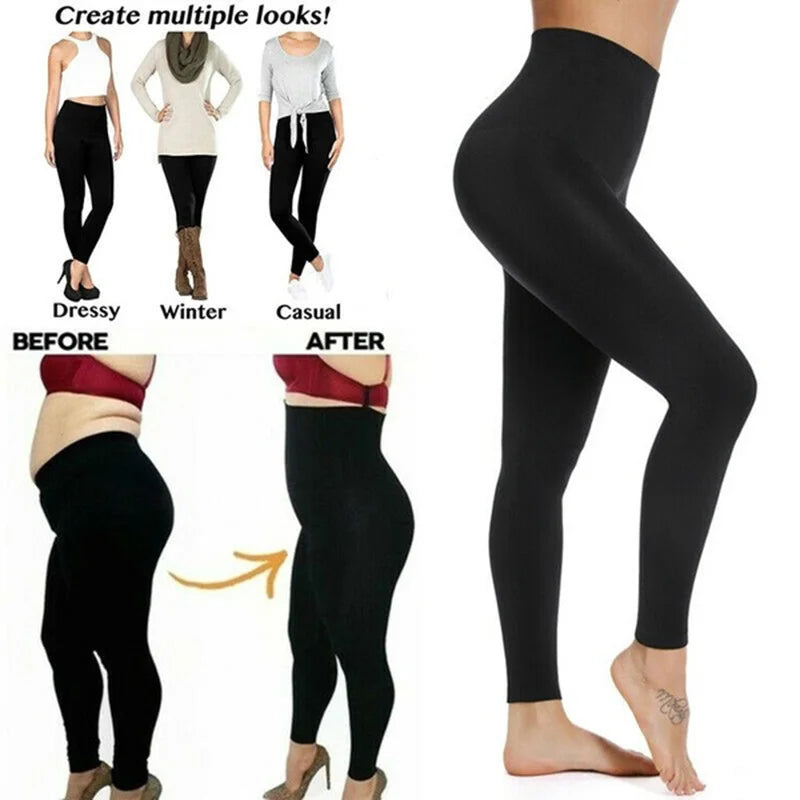 Sexy Leggings Women Sculpting Sleep Leg Legging New High Waist Skinny Pants Slimming  Leggings Tights Shapewear