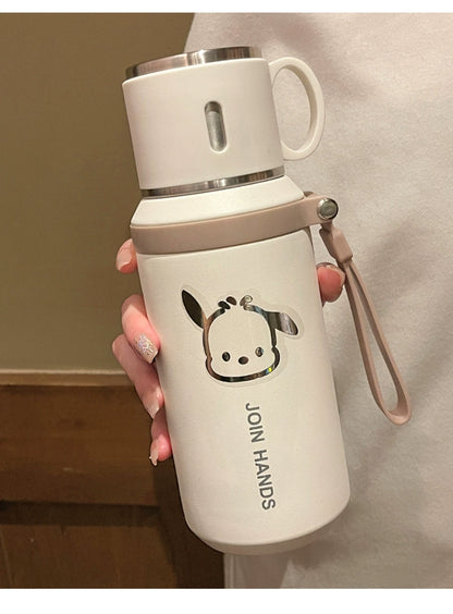 316 Stainless Steel Vacuum Cup for Girls 2024 New Arrival Good-looking with Lid Cup of Tea Water for Students to Go to School