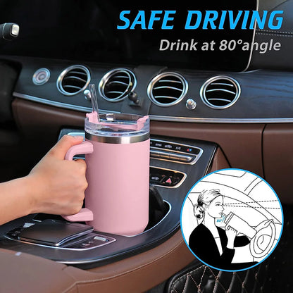 40oz insulated tumbler with handle