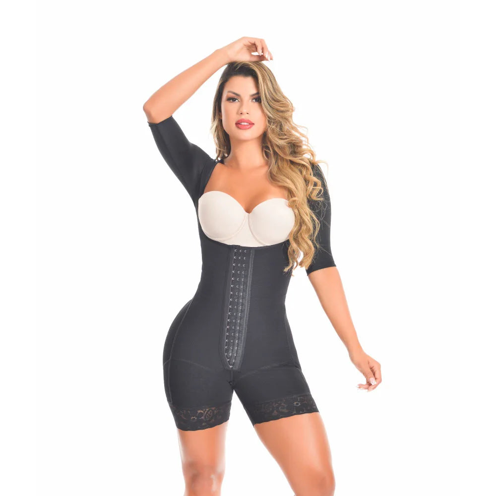 Shapewear Sleeved Body Jumpsuit for Smooth Fit