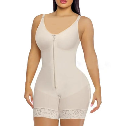 Zipper Front Postpartum Body Shaper