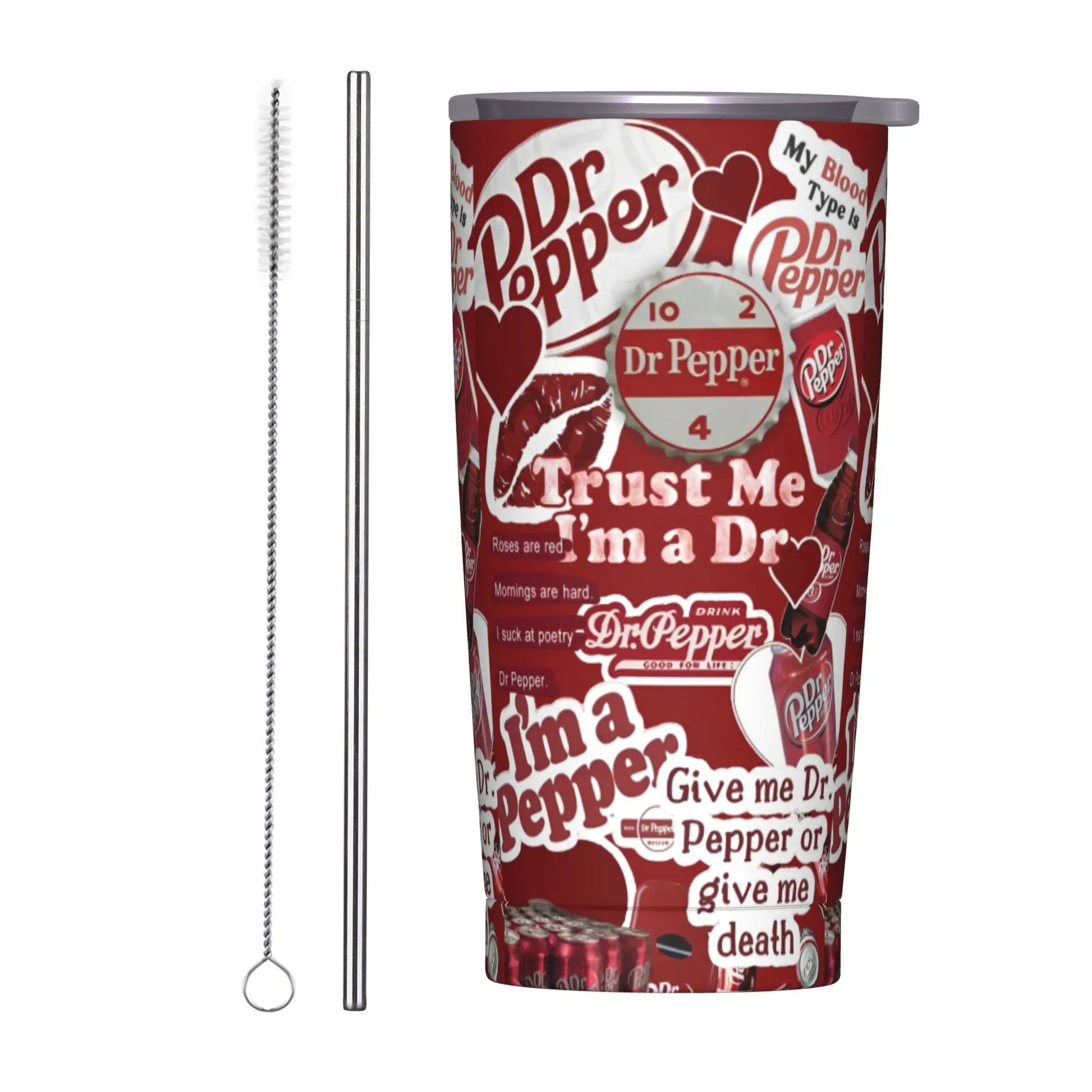 Dr Pepper insulated tumbler
