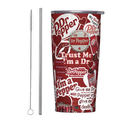 Dr Pepper insulated tumbler