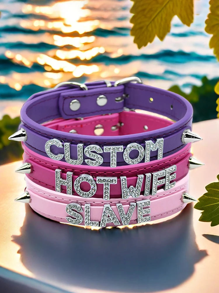 customized rhinestone choker necklace