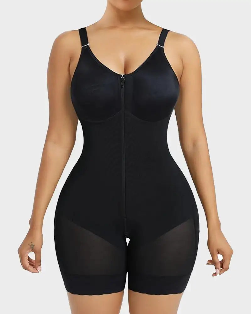 Colombianas Corset High Compression Zipper Crotch Shaper Girdles Woman Adjustable Clasps Buttock Lifter Slim Push Up Body Shaper