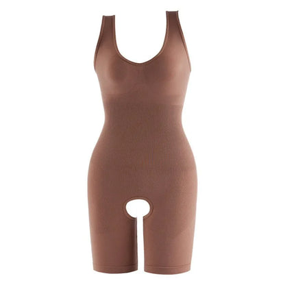 Open-Bust Postpartum Body Shaper (Plus Size)