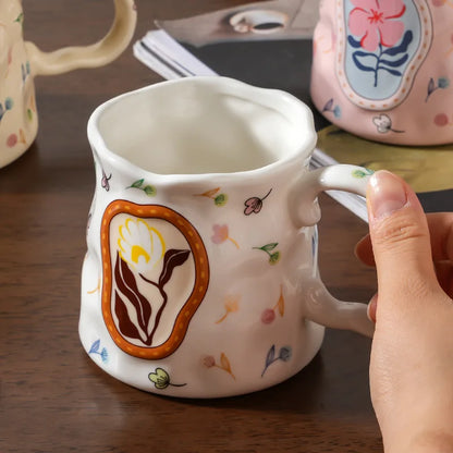 Ceramic Mug Flower