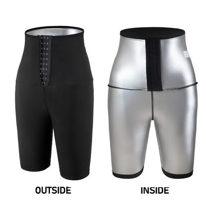 Body Shaper Pants Sauna Shapers Hot Sweat Sauna Effect Slimming Pants Fitness Short Shapewear Workout Gym Leggings Fitness Pants