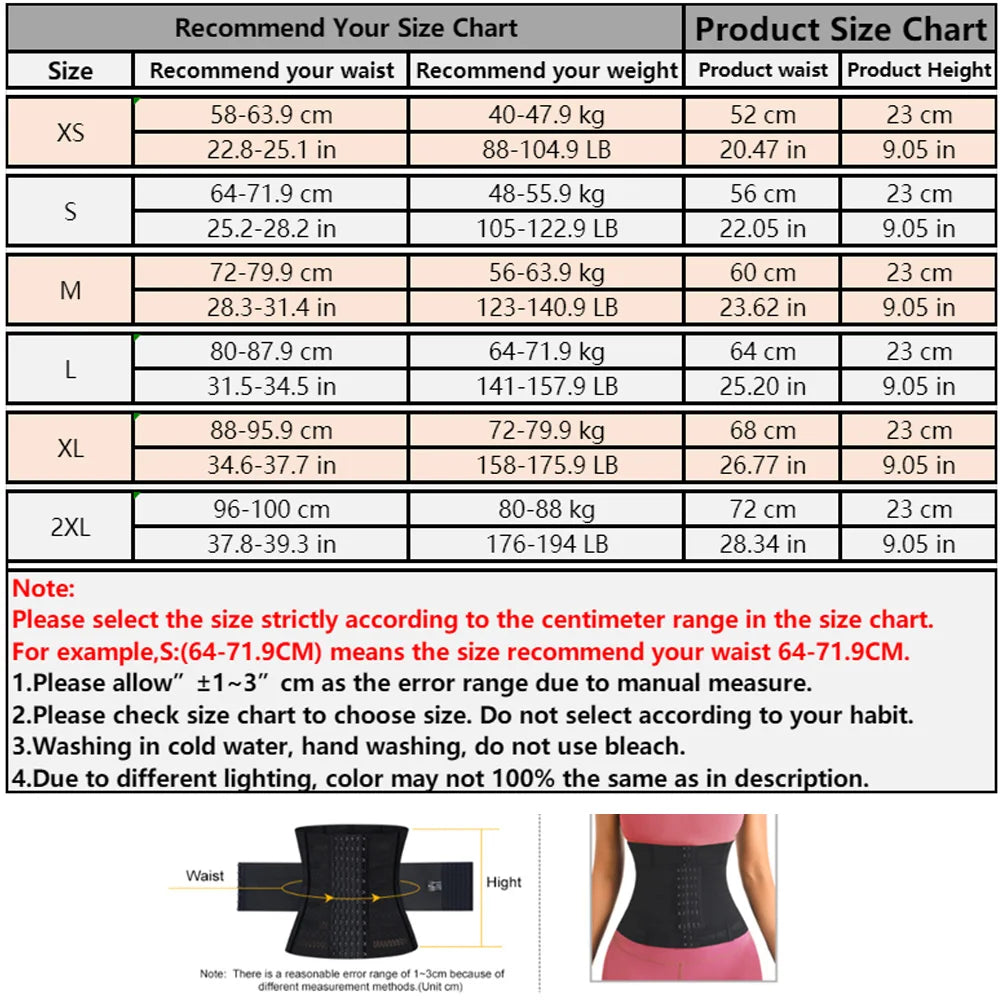 Waist Trainer Body Shaper Tummy Control