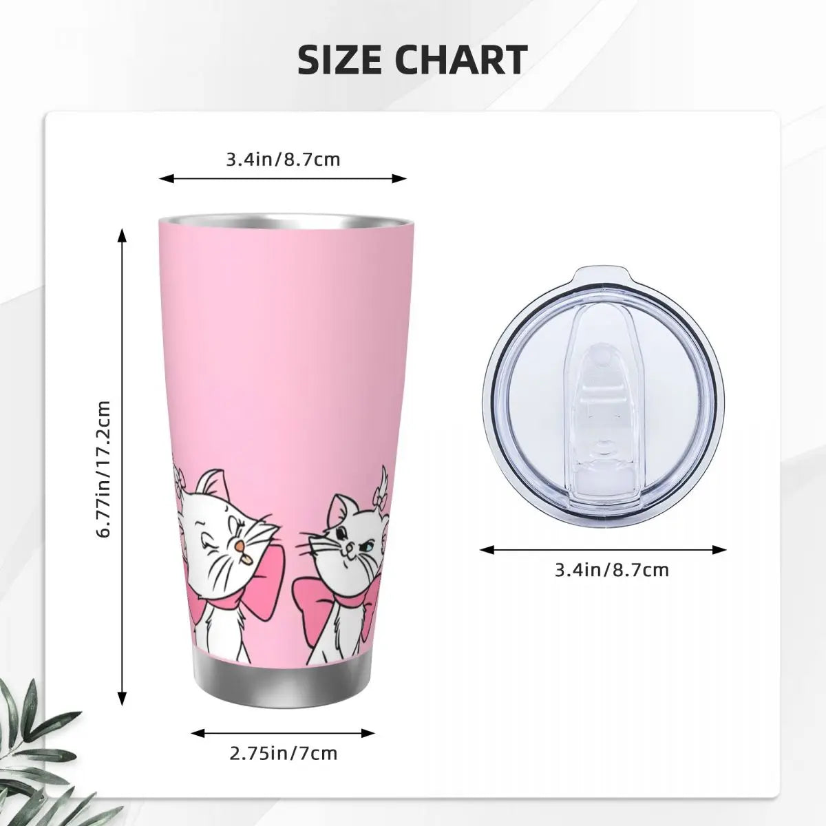 Aristocats Marie Cat insulated tumbler