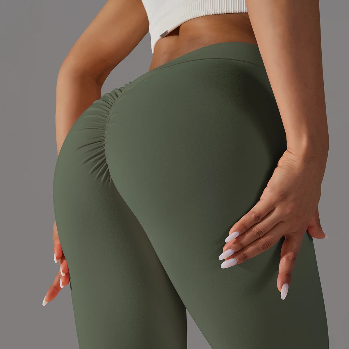 Yoga Leggings Back V Butt Sexy Leggings Women Yoga Pants Fitness Workout Gym Running Leggings High Waist Active Wear Tight Pants