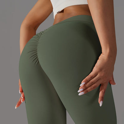 Yoga Leggings Back V Butt Sexy Leggings Women Yoga Pants Fitness Workout Gym Running Leggings High Waist Active Wear Tight Pants