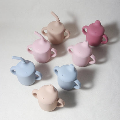 180ML Baby Silicone Sippy Cup