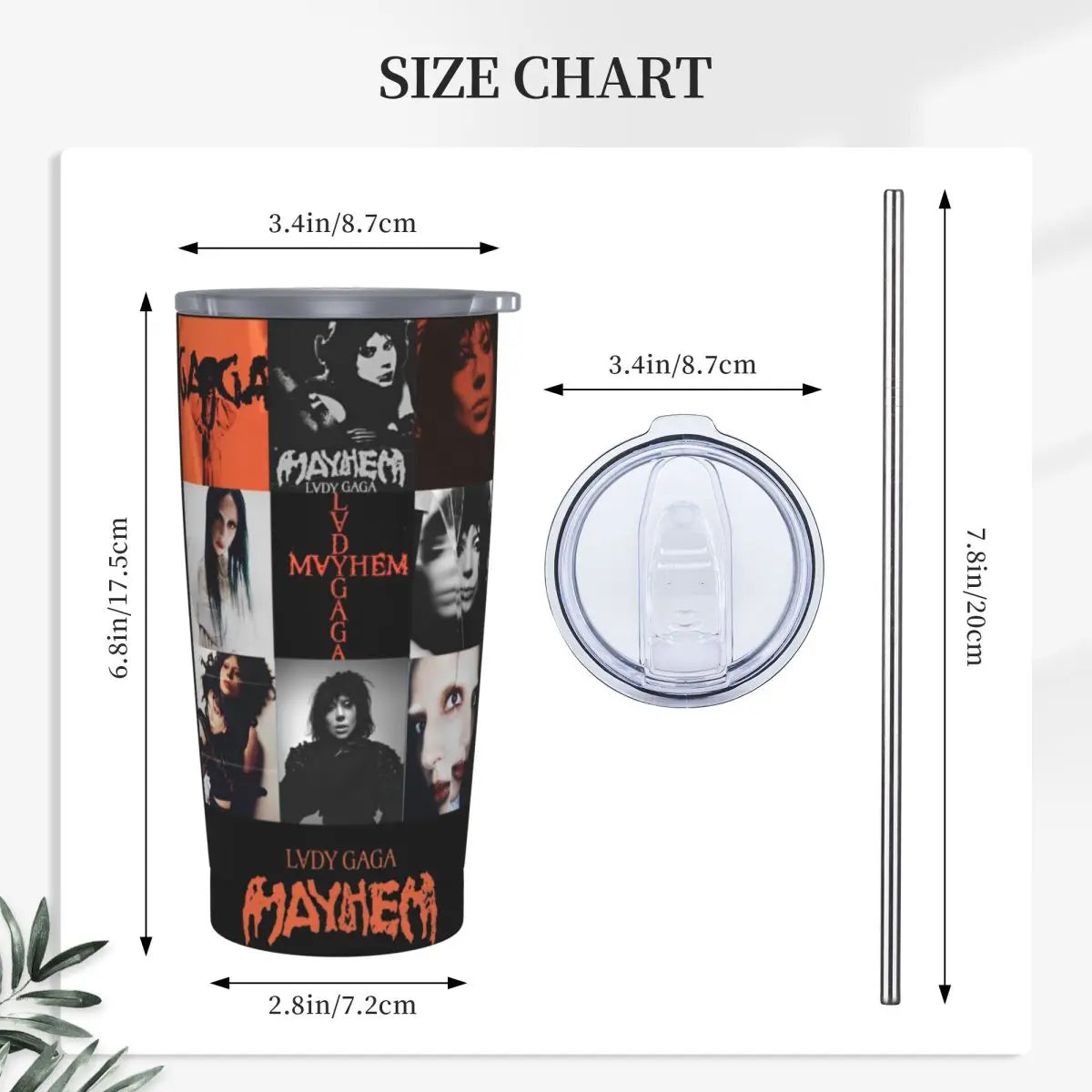 Lady Gaga insulated tumbler