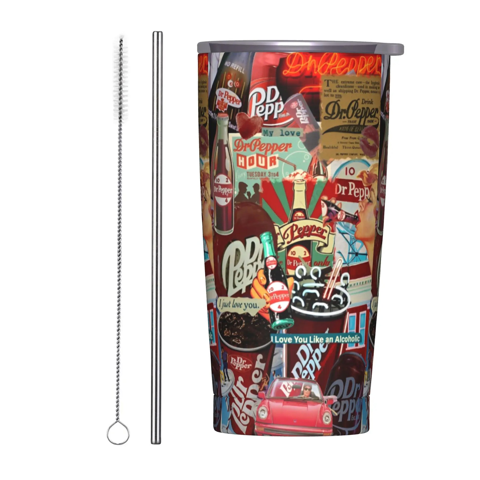 Dr Pepper insulated tumbler