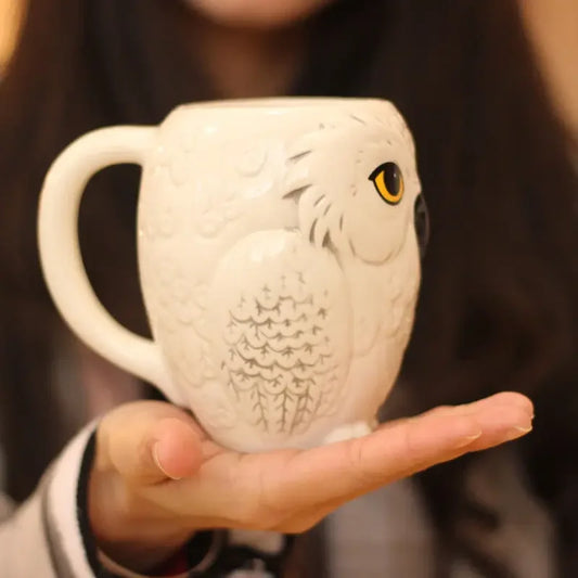 Owl Ceramic Mug 3D Animal Shape Coffee Milk Juice Breakfast Cup Personality Creative Gift Graduation Friends Gift