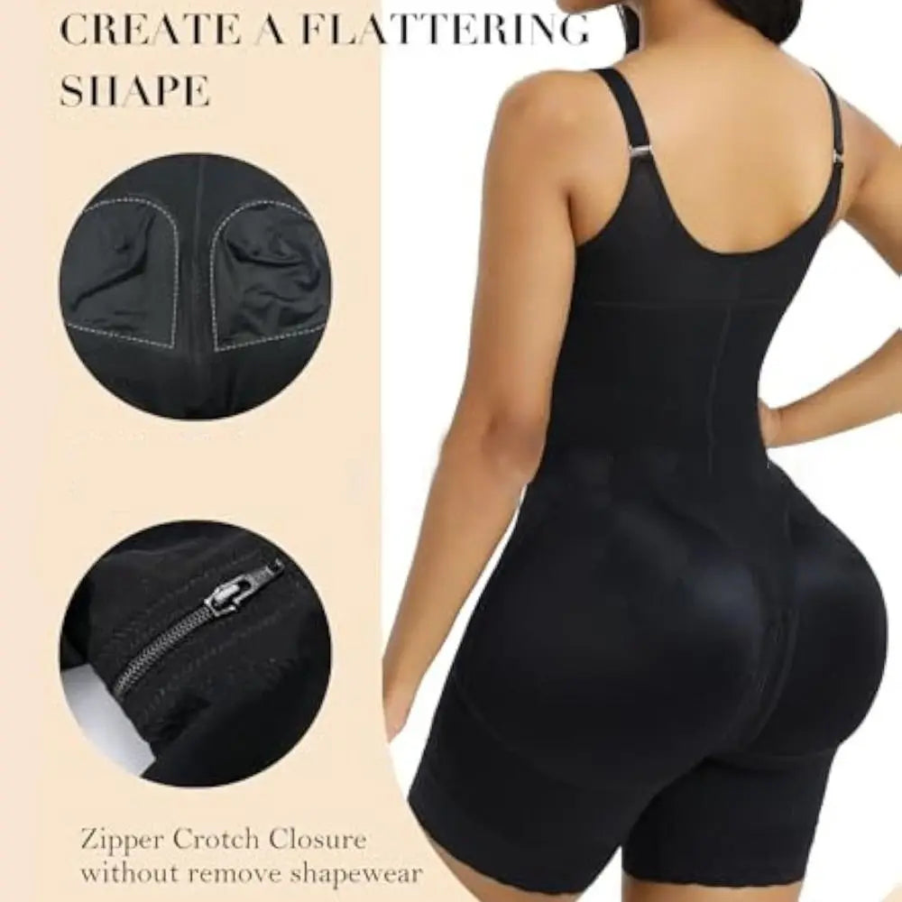 Zipper Front Postpartum Body Shaper