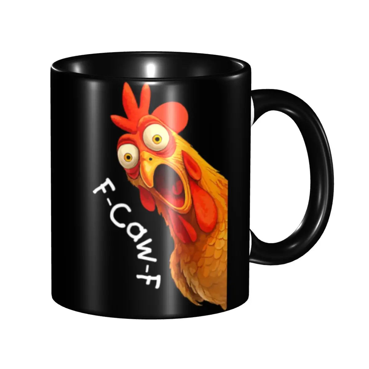 Funny F-Caw-F Chicken FCAWF Coffee Mugs Funny Cup For Bedroom