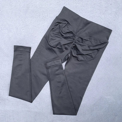 Low Ribbed Waistband Sports Tights
