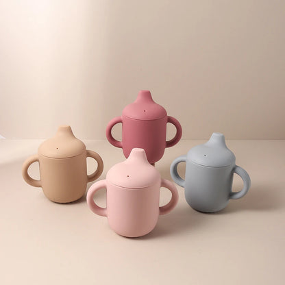 180ML Baby Silicone Sippy Cup