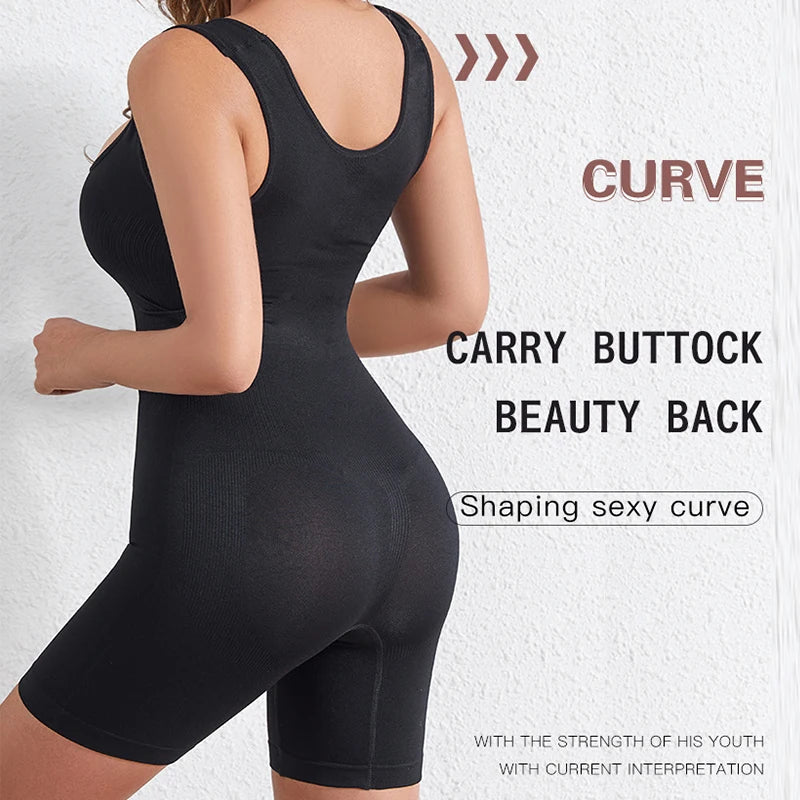 Seamless Postpartum Faja Bodysuit