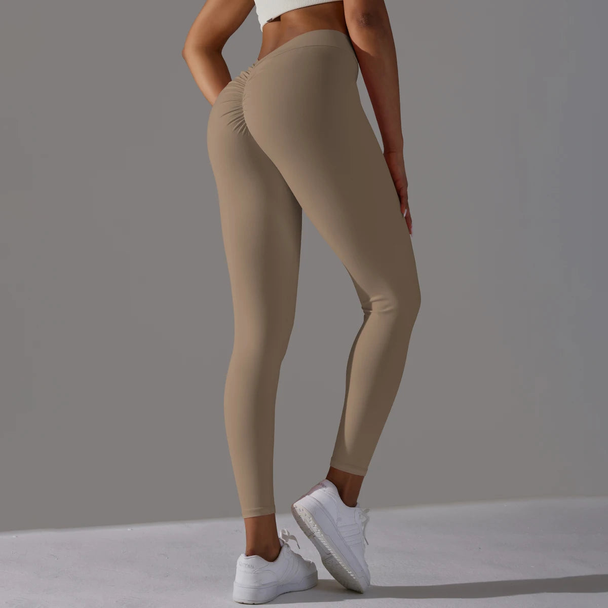 Yoga Leggings Back V Butt Sexy Leggings Women Yoga Pants Fitness Workout Gym Running Leggings High Waist Active Wear Tight Pants