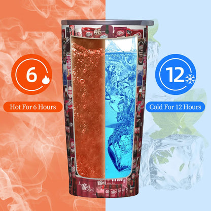 Dr Pepper insulated tumbler