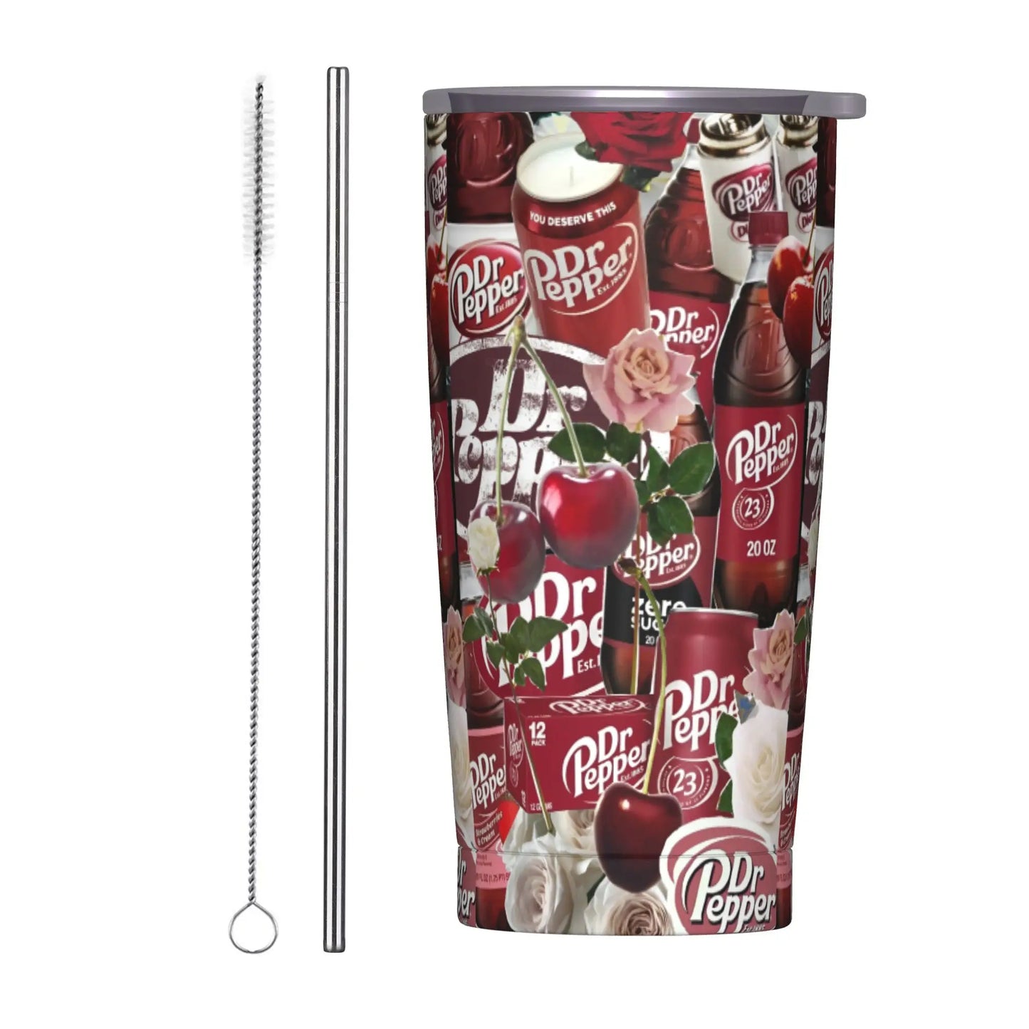 Dr Pepper insulated tumbler