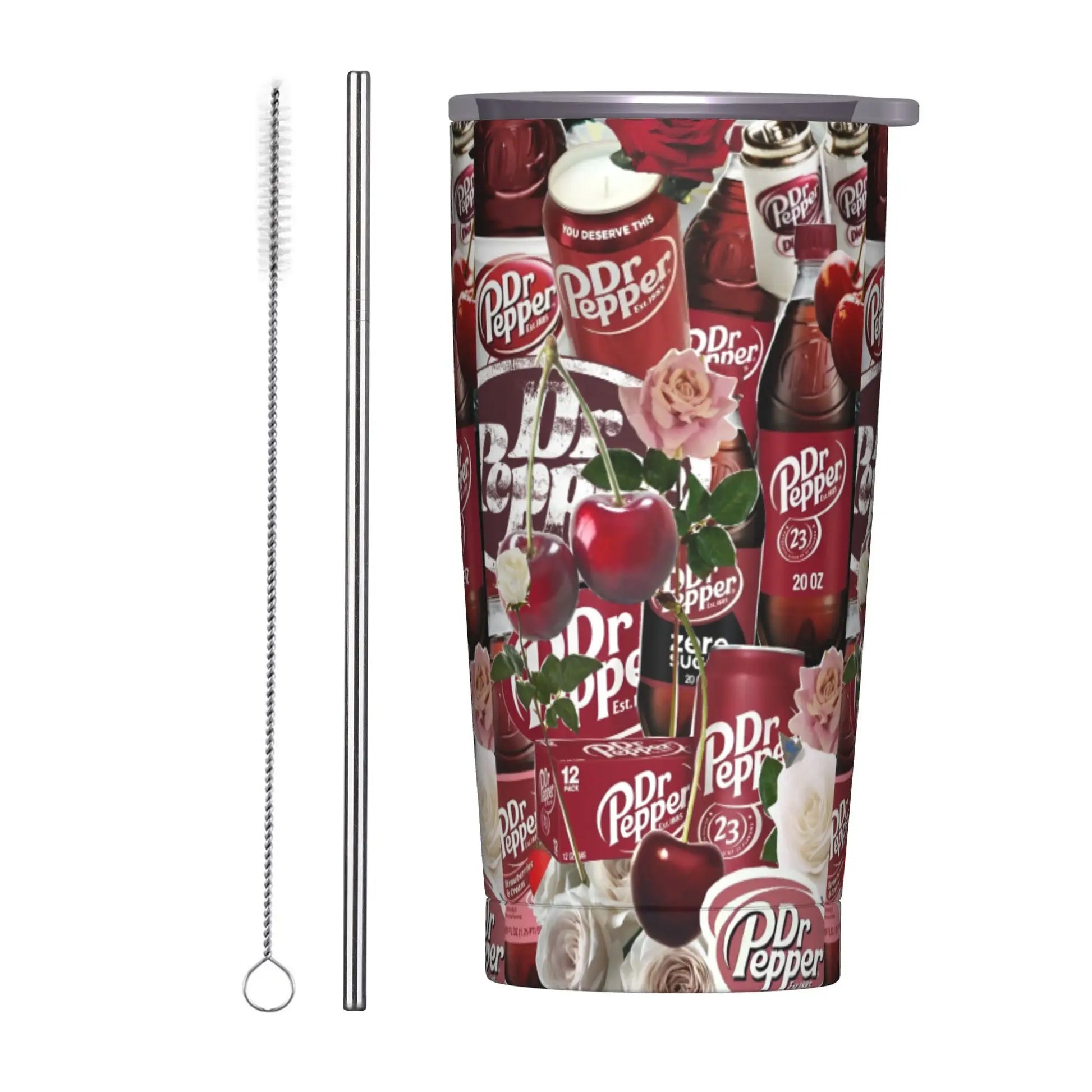 Dr Pepper insulated tumbler