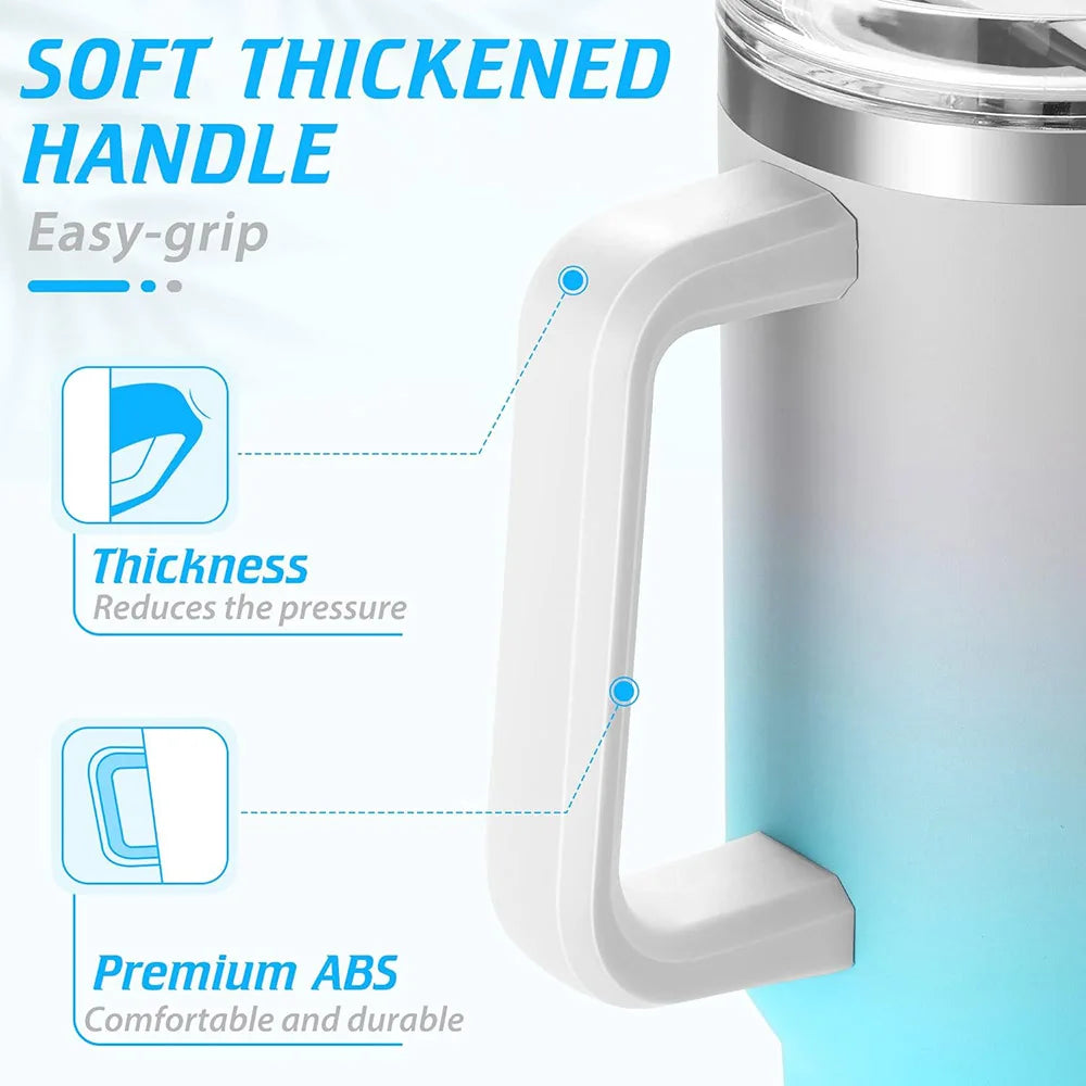 40oz insulated tumbler with handle