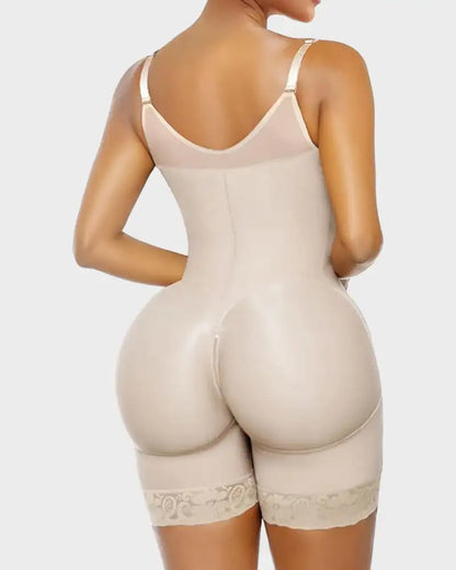 Colombianas Corset High Compression Zipper Crotch Shaper Girdles Woman Adjustable Clasps Buttock Lifter Slim Push Up Body Shaper