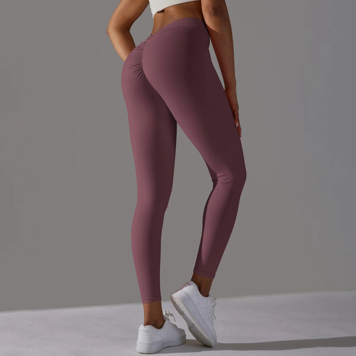 Yoga Leggings Back V Butt Sexy Leggings Women Yoga Pants Fitness Workout Gym Running Leggings High Waist Active Wear Tight Pants