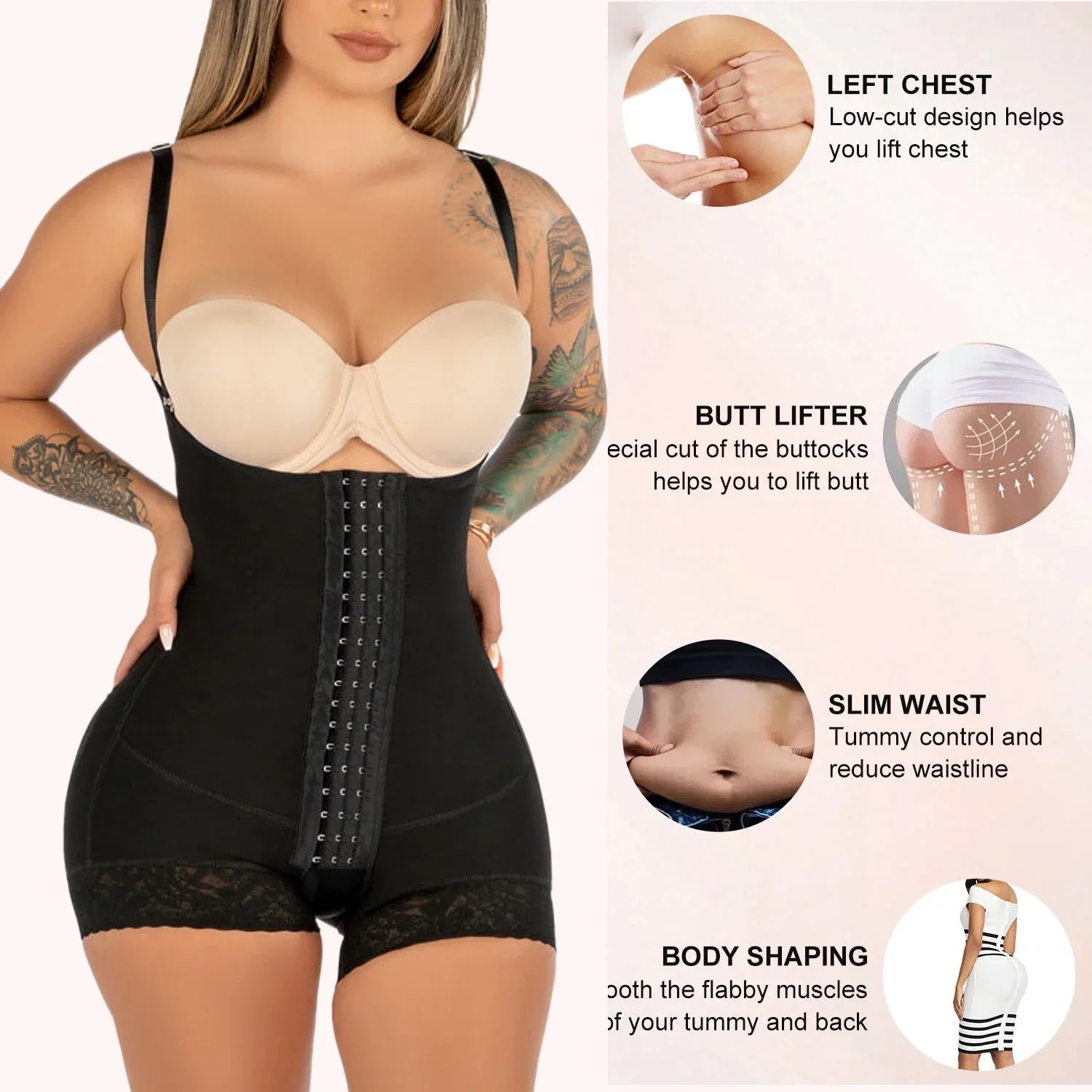 VYLYNK Fajas Colombianas Shapewear for Women