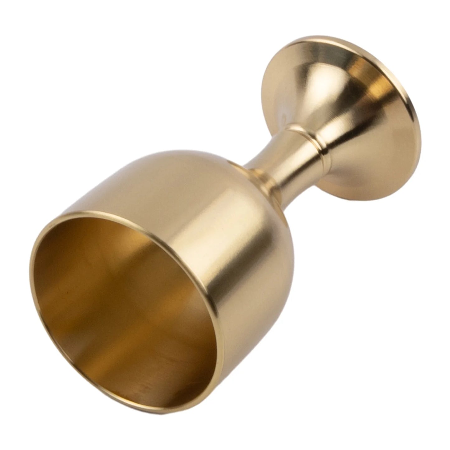 vintage brass liquor tumbler cups