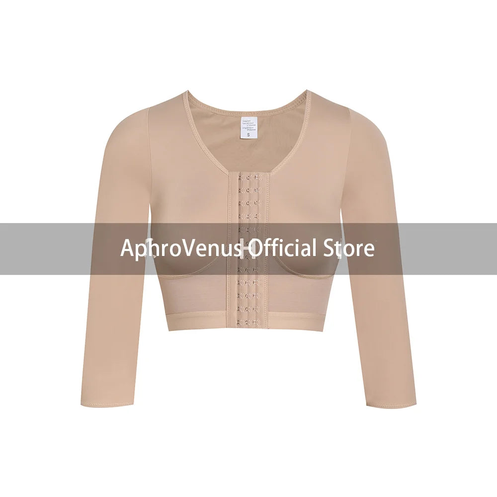 Strapless Top With Mid Sleeve