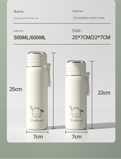 Vacuum Cup Large Capacity Water Cup Female 316 Stainless Steel Kids Student Only Good-looking 2024 New Arrival Cup Male