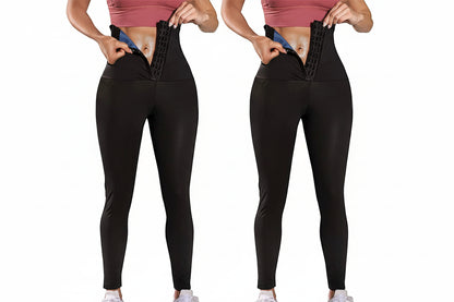 Body Shaper Pants Sauna Shapers Hot Sweat Sauna Effect Slimming Pants Fitness Short Shapewear Workout Gym Leggings Fitness Pants