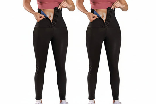 Body Shaper Pants Sauna Shapers Hot Sweat Sauna Effect Slimming Pants Fitness Short Shapewear Workout Gym Leggings Fitness Pants