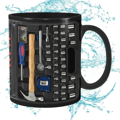 Mechanician Mug Funny Black Ceramic Mug For Coffee Large Tea And Coffee Cup Black Ceramic Mug For Whiskey Juice Wine Beer Soup