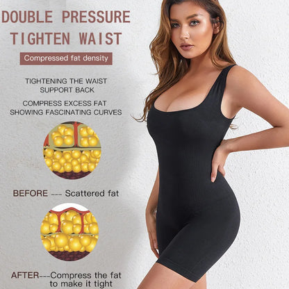 Seamless Postpartum Faja Bodysuit