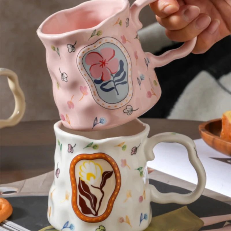 Ceramic Mug Flower