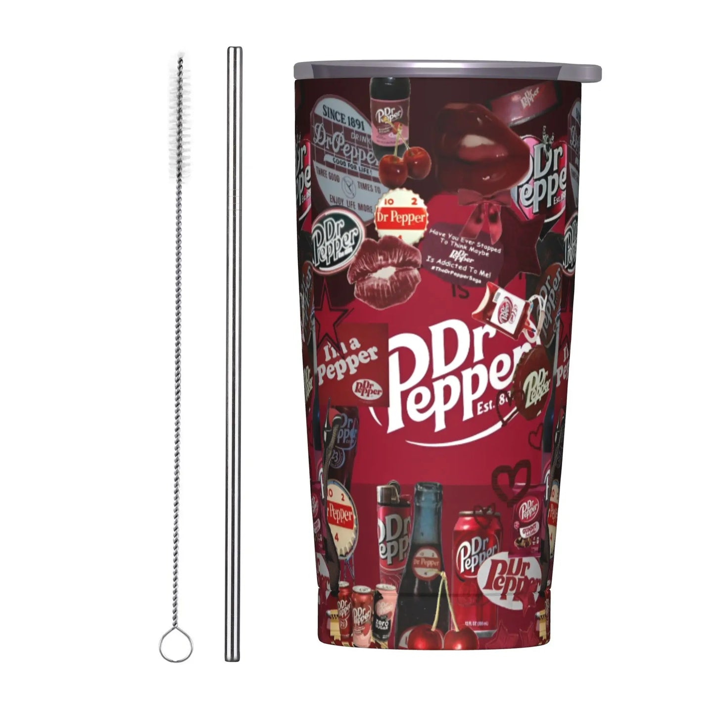 Dr Pepper insulated tumbler