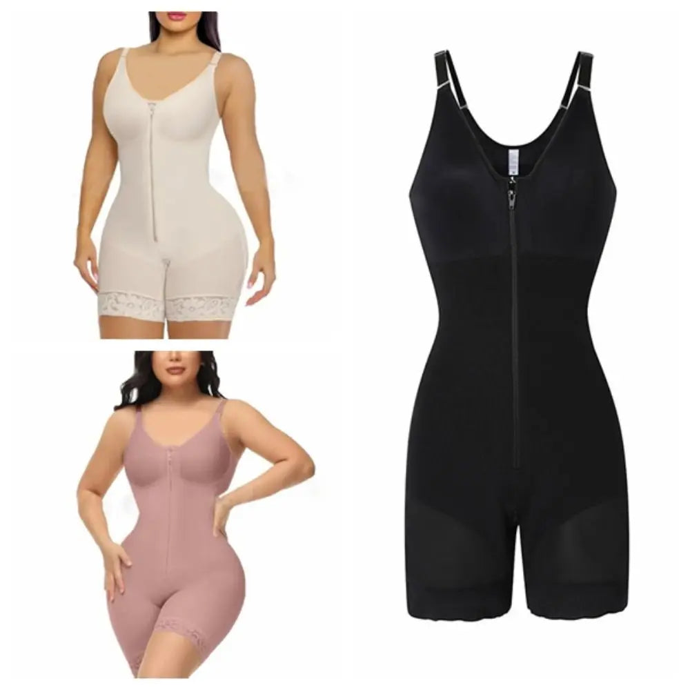 Zipper Front Postpartum Body Shaper